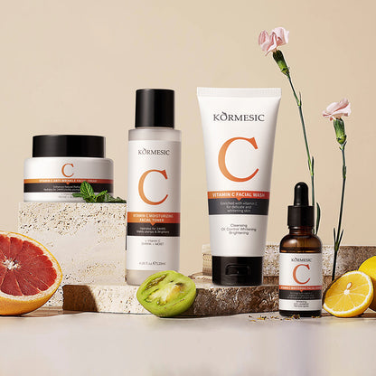 Vitamin C Kit - Toner, Facial Wash, Serum & Cream