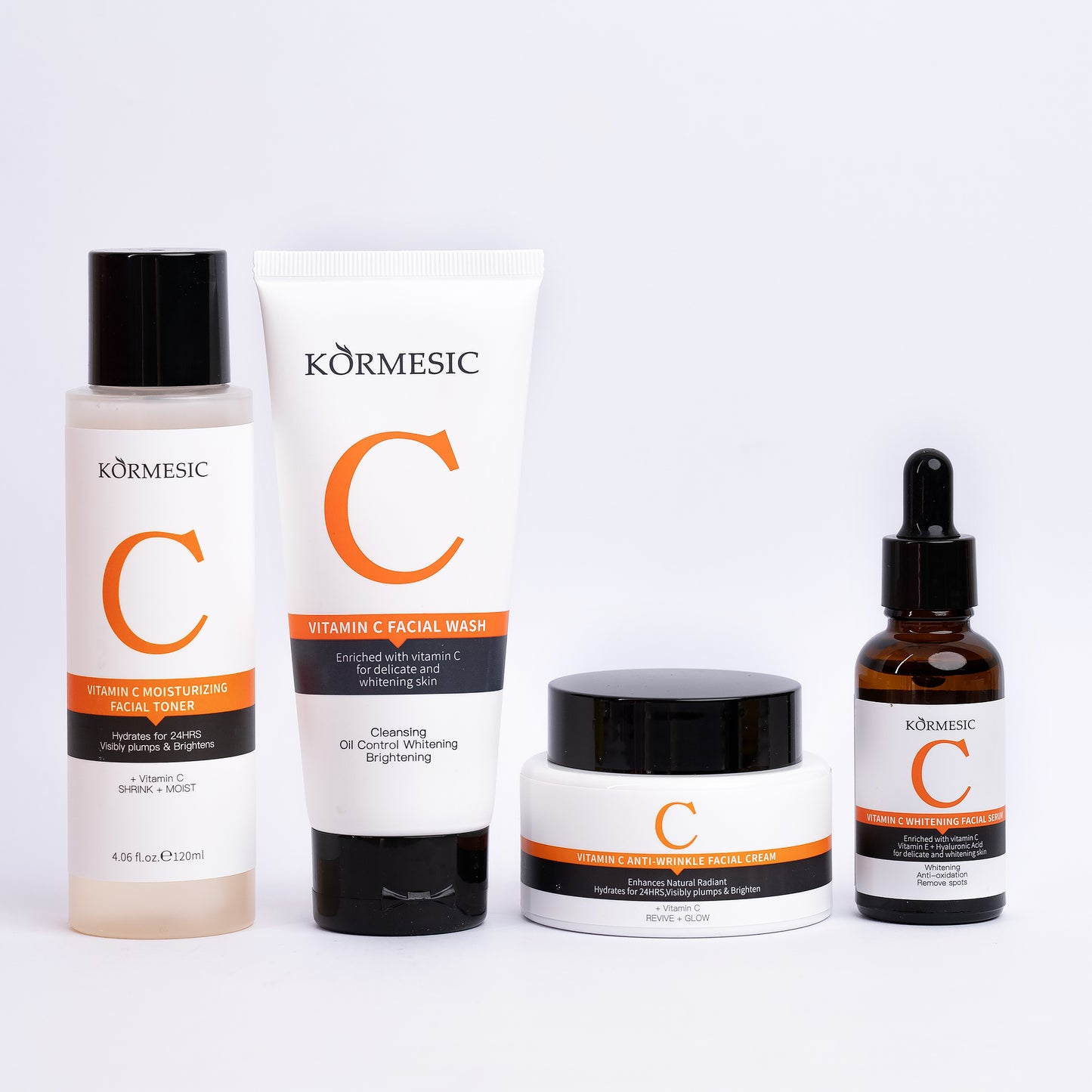 Vitamin C Kit - Toner, Facial Wash, Serum & Cream